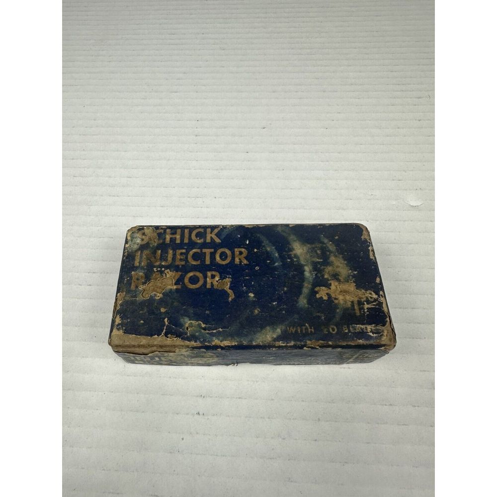 Vintage Schick Injector Razor With Blade Holder In Original Case